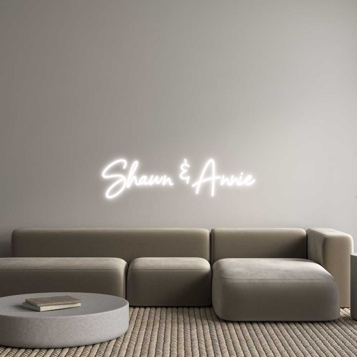Custom Neon: Shawn & Annie