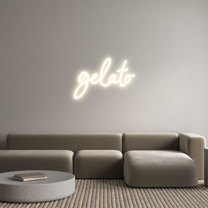 Custom Neon: gelato