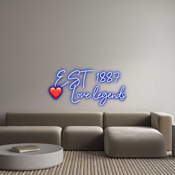 Custom Neon: EST 1887
❤️ ...