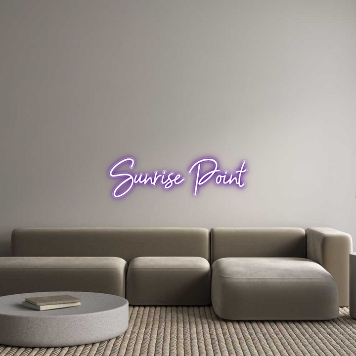 Custom Neon: Sunrise Point