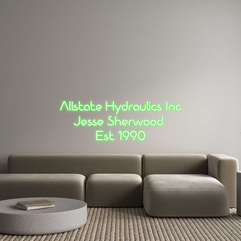Custom Neon: Allstate Hydr...