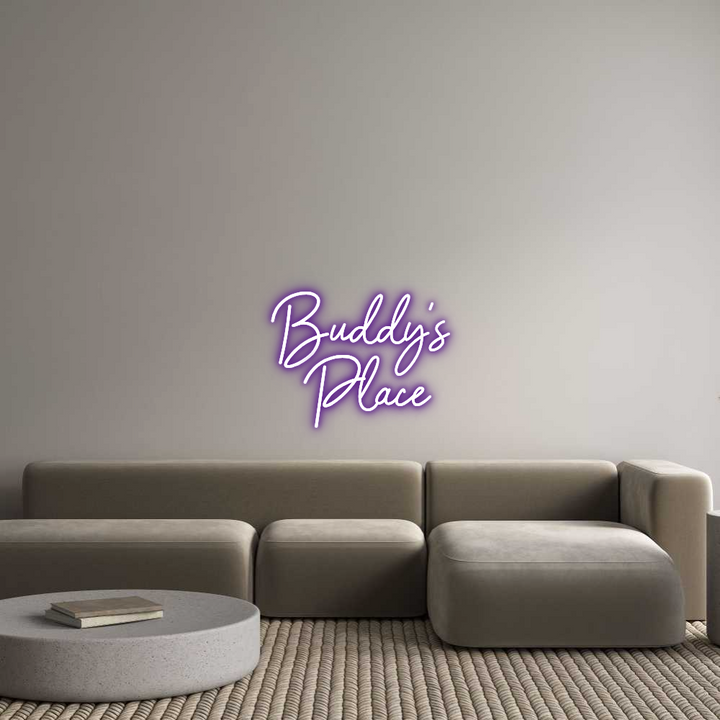 Custom Neon: Buddy's 
Place