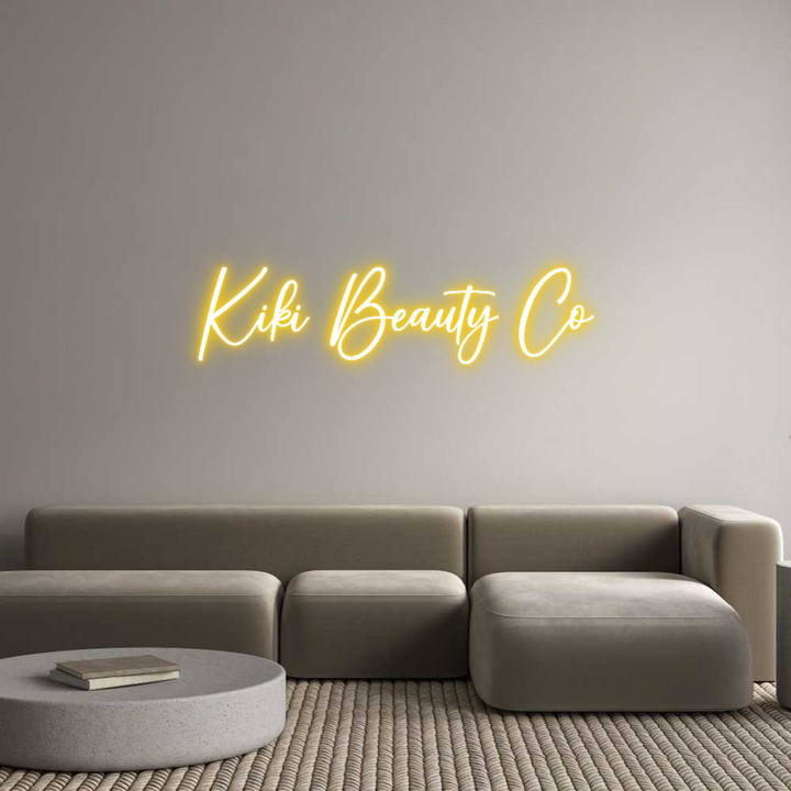 Custom Neon: Kiki Beauty Co