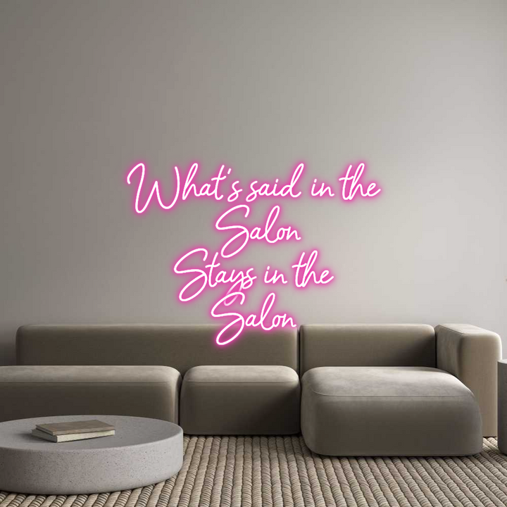 Custom Neon: What's said i...