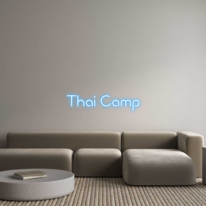 Custom Neon: Thai Camp