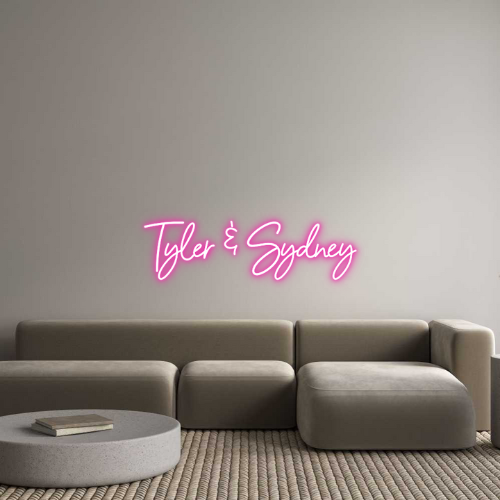 Custom Neon: Tyler & Sydney