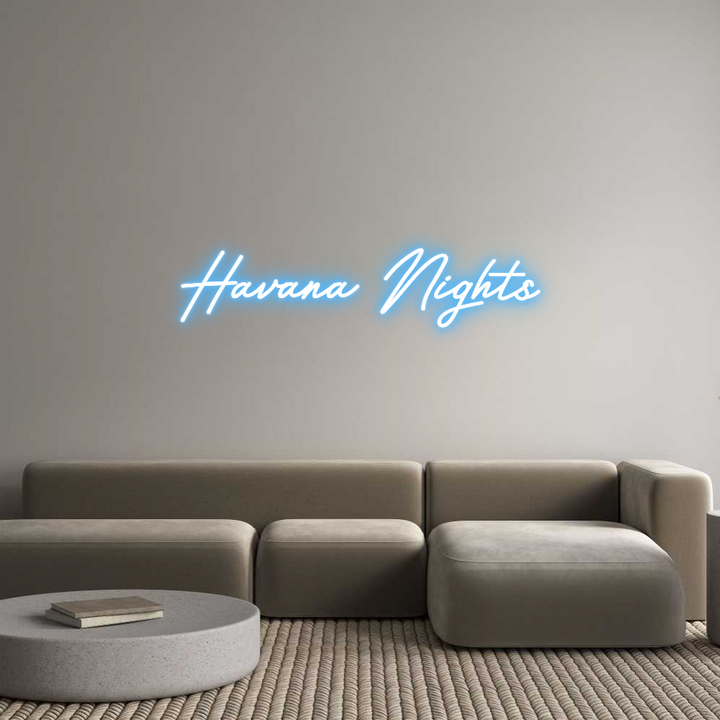 Custom Neon: Havana Nights