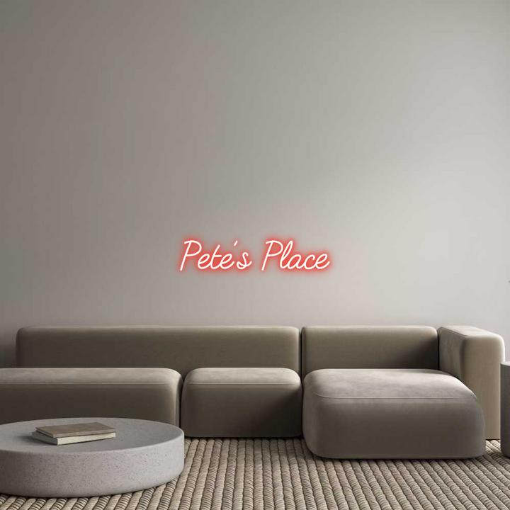 Custom Neon: Pete’s Place