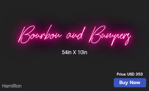 CUSTOM NEON SIGN FOR Brewer524