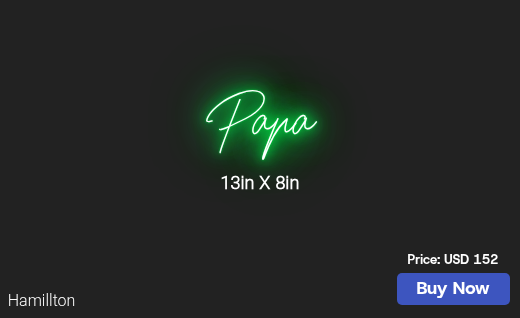 CUSTOM NEON SIGN FOR Tbrown0704