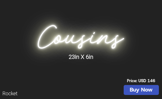 CUSTOM NEON SIGN FOR Plantzdebra
