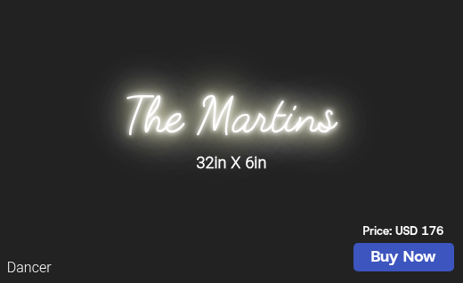 CUSTOM NEON SIGN FOR Trishhalstead77