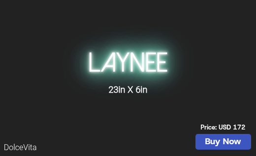 CUSTOM NEON SIGN FOR Swingle Sara6