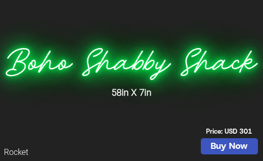 CUSTOM NEON SIGN FOR Robbielashelle