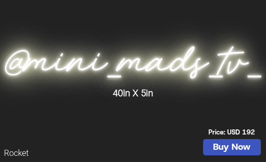 CUSTOM NEON SIGN FOR Jdjmadison