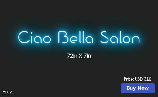CUSTOM NEON SIGN FOR Paige4style