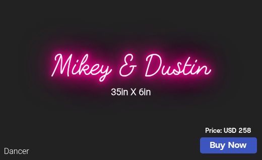 CUSTOM NEON SIGN FOR Michaelswetz