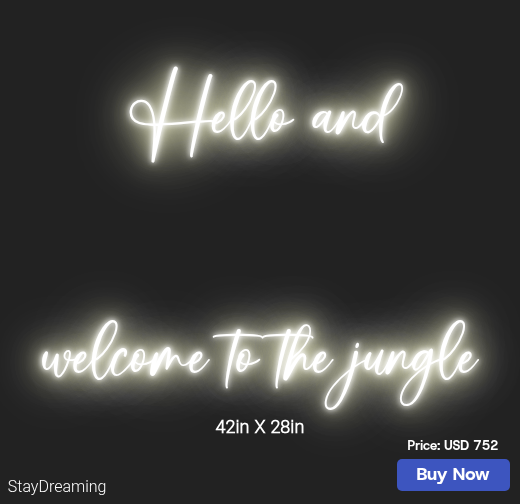 CUSTOM NEON SIGN FOR Khizra Farrukh