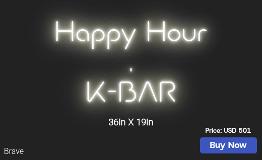 CUSTOM NEON SIGN FOR Bobbiday33