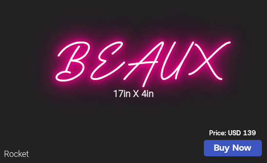 CUSTOM NEON SIGN FOR Teairakearnsis