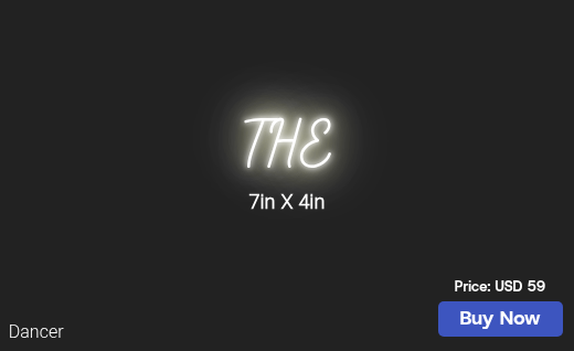 CUSTOM NEON SIGN FOR Denise Overton