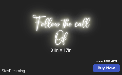 CUSTOM NEON SIGN FOR Ejboyd11