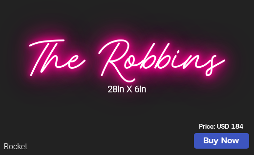CUSTOM NEON SIGN FOR Mholbrook2503