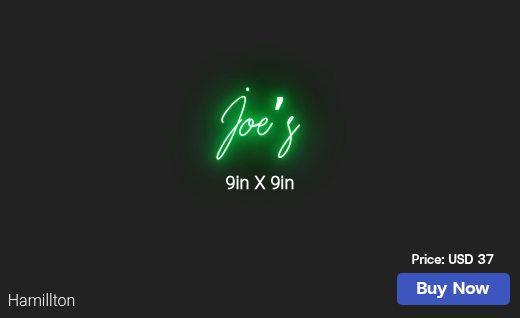 CUSTOM NEON SIGN FOR Josephjfountain