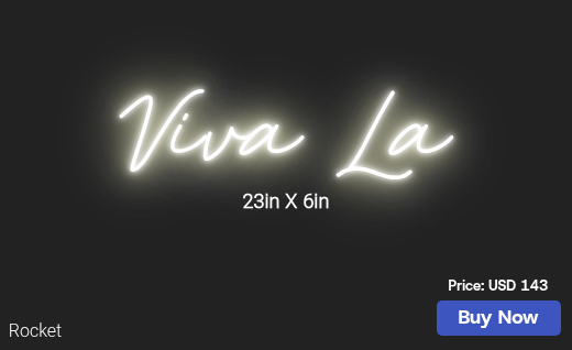 CUSTOM NEON SIGN FOR Victoria