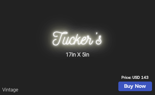 CUSTOM NEON SIGN FOR Matt Shevlin