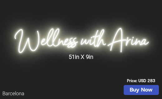 CUSTOM NEON SIGN FOR Jesusroverso