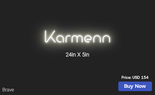 CUSTOM NEON SIGN FOR Kristinacoggins29