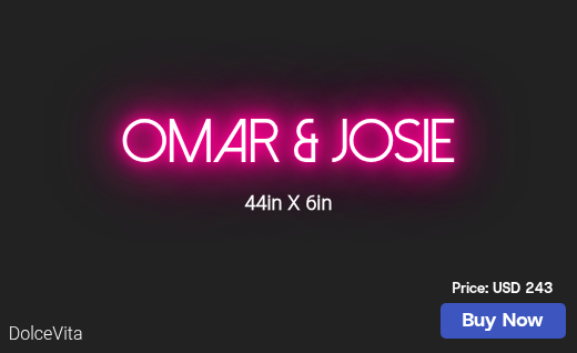CUSTOM NEON SIGN FOR Kray2020