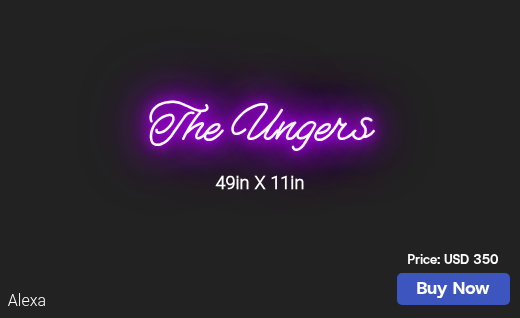 CUSTOM NEON SIGN FOR Ambercollione24