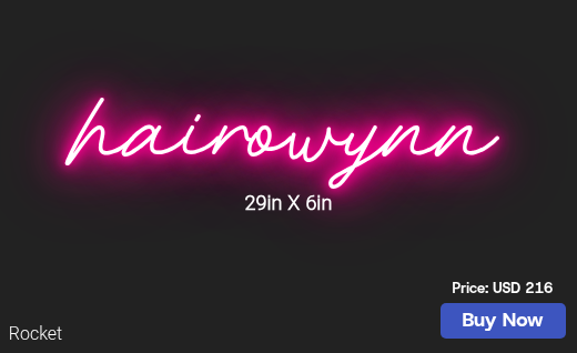 CUSTOM NEON SIGN FOR Uyenbphung