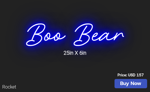 CUSTOM NEON SIGN FOR Bettybradburn81