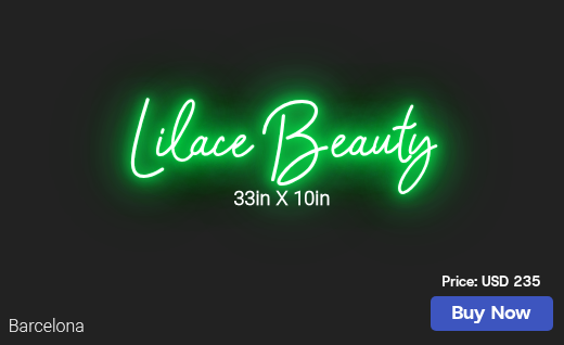 CUSTOM NEON SIGN FOR Jandrnest