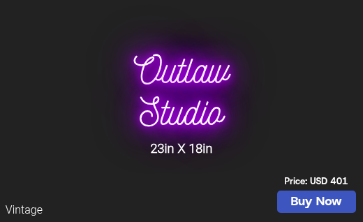 CUSTOM NEON SIGN FOR Sglasssr