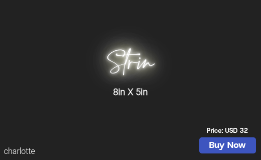 CUSTOM NEON SIGN FOR Etharp7