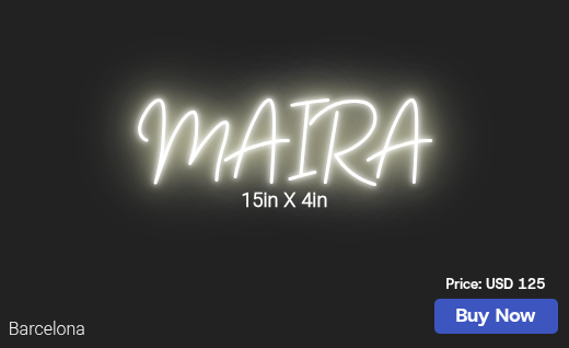 CUSTOM NEON SIGN FOR Mayomaxra141