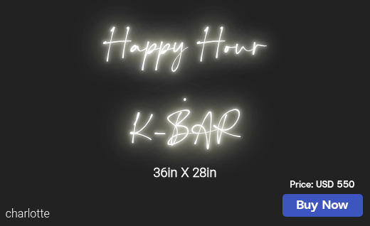 CUSTOM NEON SIGN FOR Bobbiday33