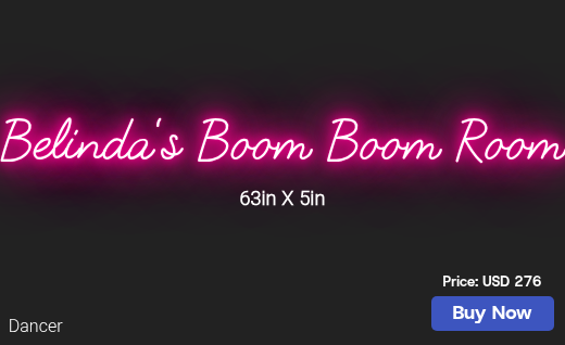 CUSTOM NEON SIGN FOR Poppydeelite