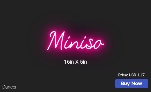 CUSTOM NEON SIGN FOR Ahmer