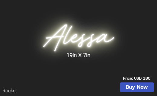CUSTOM NEON SIGN FOR Ahmer