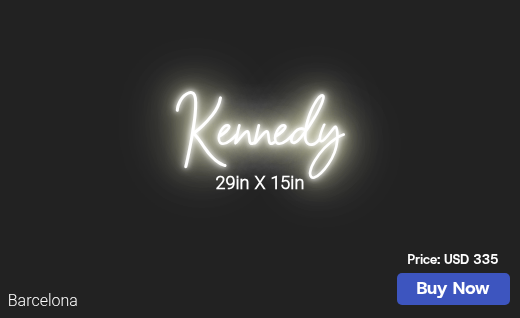 CUSTOM NEON SIGN FOR Audreacowan