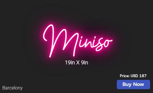 CUSTOM NEON SIGN FOR Ahmer