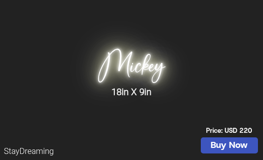 CUSTOM NEON SIGN FOR Alanismadyum