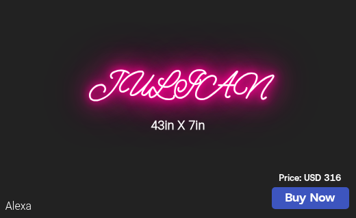 CUSTOM NEON SIGN FOR Mgb