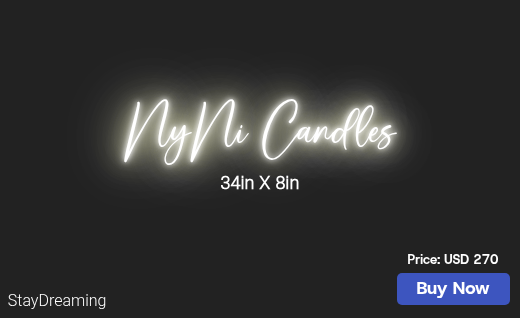 CUSTOM NEON SIGN FOR Ninadennine334