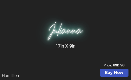 CUSTOM NEON SIGN FOR Winter0208